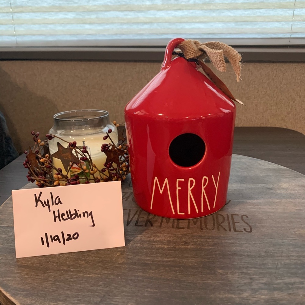 Rae Dunn Merry Birdhouse